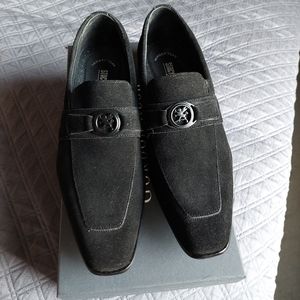 Stacy Adam's Suede Memory Foam Black New Never Worn Size  8.5.